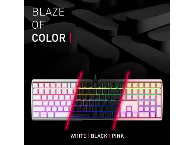 Cherry MX 3.0 S Wired Mechanical Gaming Keyboard. Aluminum Housing Built for Gamers w/MX Red Switches. RGB Backlit Color Display Over 16m Colors....