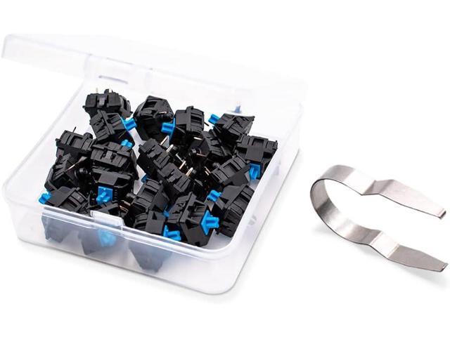 Pack of 20 Original Cherry MX Blue Switches for Mechanical Keyboard with Switch Puller.