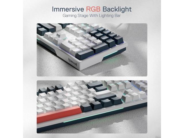 K668 RGB Gaming Keyboard, 104 Keys + Extra 4 Hotkeys Wired Mechanical Keyboard w/Sound Absorbing Foams, Upgraded Hot-swappable Socket, Mixed Color...