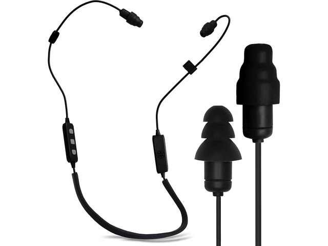 Plugfones Liberate 2.0 Bluetooth Hearing Protection Earplug Headphones 29dB NRR Foam Ear Plugs, OSHA Compliant Safety Work Headphones, Wireless...