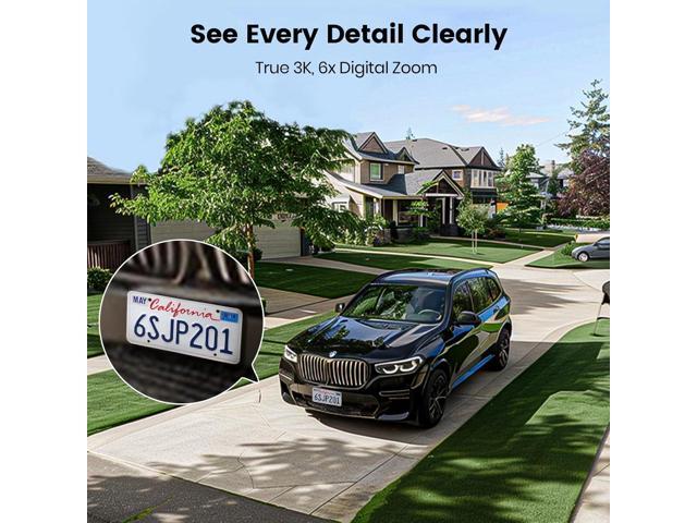 AOSU Floodlight Camera Wired, 3K UHD Security Camera Outdoor, 360° Coverage Surveillance, 24/7 Recording, Motion Detection, 2600-Lumen...