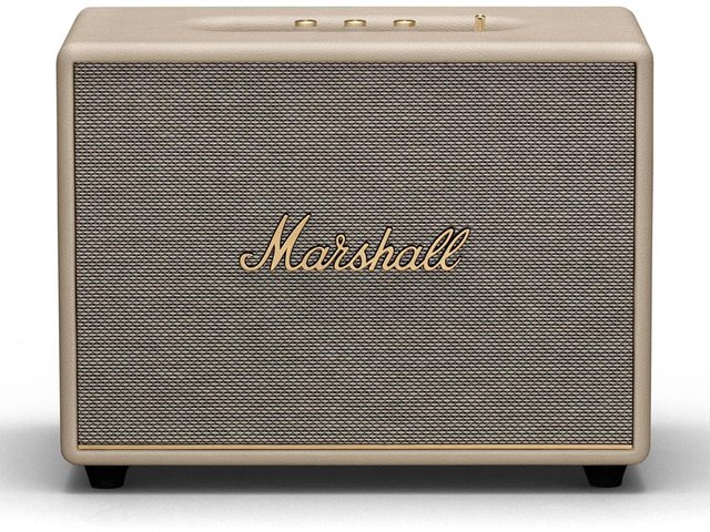Marshall Woburn III Bluetooth Home Speaker - Loud Stereo Sound with Bass and Treble Controls Plug-in Powered Record Player Compatible HDMI,...