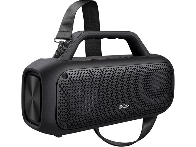 DOSS Extreme Boom Outdoor Bluetooth Speaker with 60W Mighty Sound, Deep Bass, 30H Playtime,10400mAh Power Bank, BT 5.3, IPX6 Waterproof, Portable...