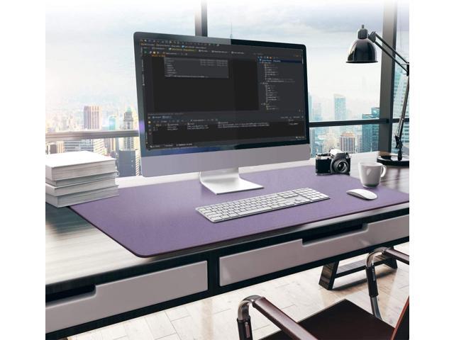 Desk Pad, 95x40cm Waterproof PU Leather Desk Blotter Protector Mouse Pad Large Durable Desk Writing Pad for Work, Game, Office, Home Accessories...
