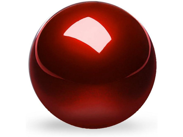 Perixx Peripro-304 Trackball, 2.17 Inch Large Replacement Ball for Periboard and Kensington Mouse, Glossy Red, 18033