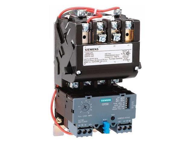 SIEMENS 14CUB32AF NEMA Magnetic Motor Starter, Non-Reversing, 1NO, 120V AC, 3