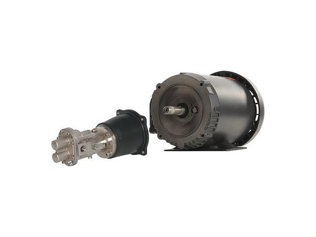 DAYTON 41TK15 Rotary Pump, Close, 125psi, 3.5Lift, 1HP