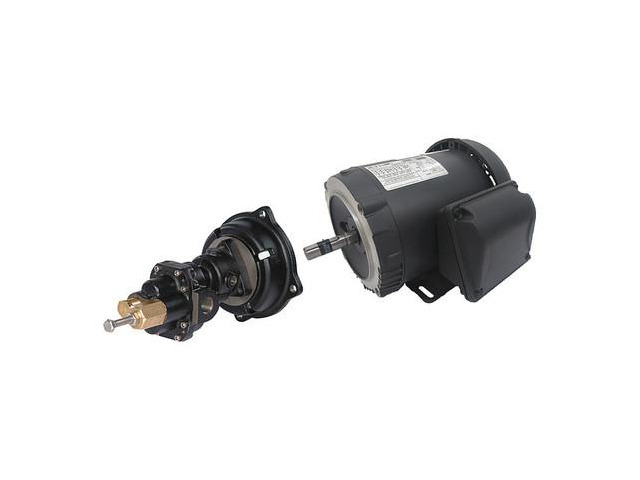 DAYTON 41TK18 RotaryGearPump,CI,1/2'InletDia,1-1/2hp