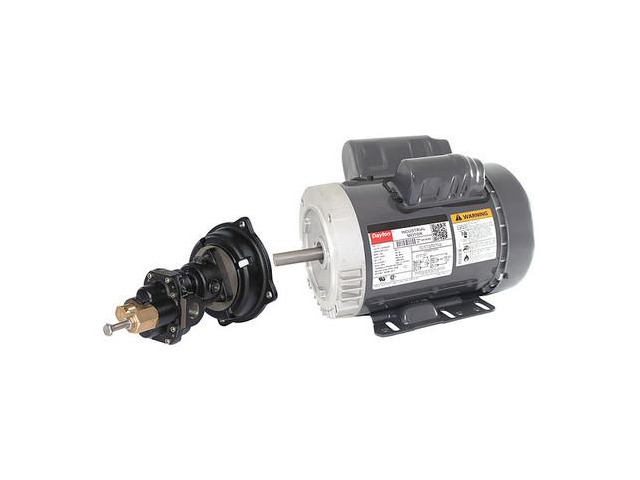 DAYTON 41TK05 RotaryGearPump,CI,1/4'InletDia,1hp