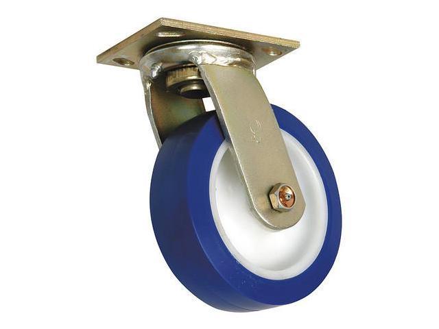 Photos - Other Garden Tools ZORO SELECT 1NUX7 Swivel Plate Caster, Poly, 8 in., 900 lb.