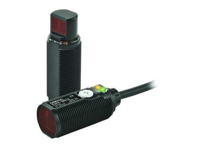 OMRON E3FA-DN21 Diffuse Photoelectric Sensor, M12, Right Angle, Cylindrical,