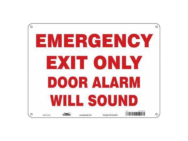 Photos - Chandelier / Lamp CONDOR 467R74 Safety Sign, 10 in x 14 in, Aluminum 