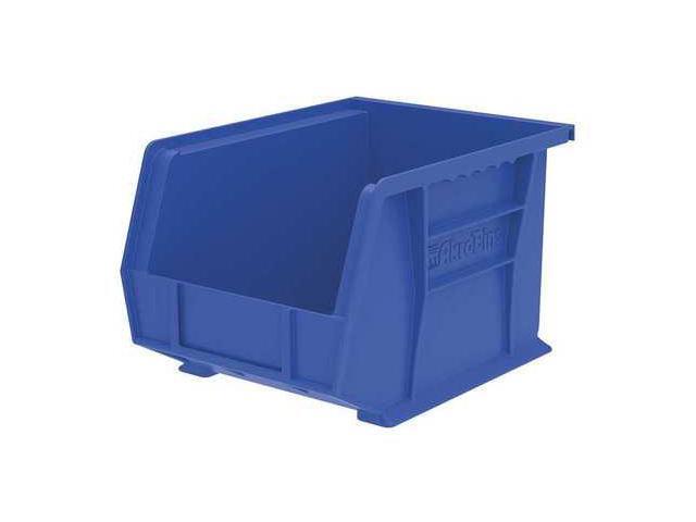 AKRO-MILS 30239BLUE Hang & Stack Storage Bin, Plastic, Blue, 7 in H, 8 1/4 in