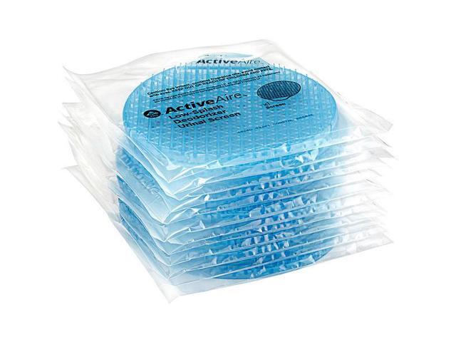 Georgia Pacific 48260 Activeaire Deodorizer Urinal Screen - Coastal Breeze, with Side Tab - Blue, 12 per Case