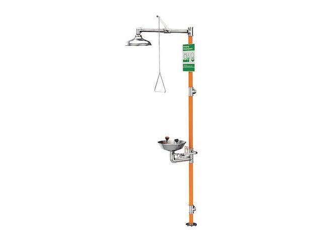GUARDIAN EQUIPMENT G1991 Drench Shower With Eyewash,16 In. W