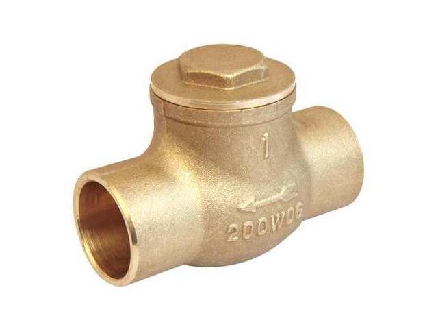 Photos - Other sanitary accessories ZORO SELECT 10F332 1-1/2' Solder Brass Swing Check Valve