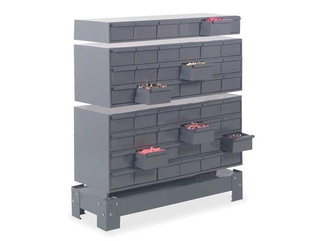 DURHAM MFG 002-95 Prime Cold Rolled Steel, Drawer Bin Cabinet, 12 1/4 in D x 4