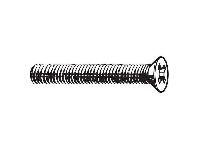 Photos - Other for repair ZORO SELECT M51300.060.0012 M6-1.00 x 12 mm Phillips Flat Machine Screw, P