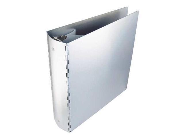 ZORO SELECT 00605 2' Three Ring Round Binder, Silver