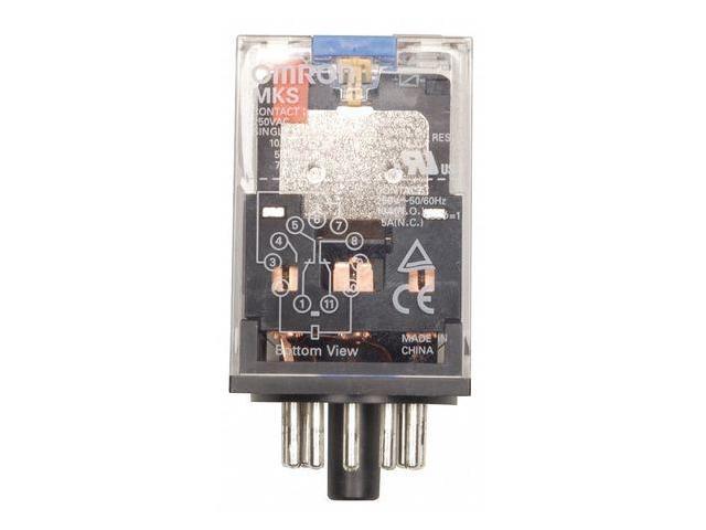 OMRON MKS2PINDC24 Plug-In, General Purpose Relay, Octal, 10 A, 8 Pins, Plug-in