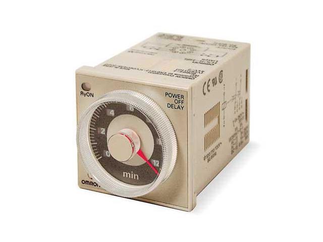 OMRON H3CR-H8L-AC100120S Single Function Time Delay Relay, Square, Off Delay, 1