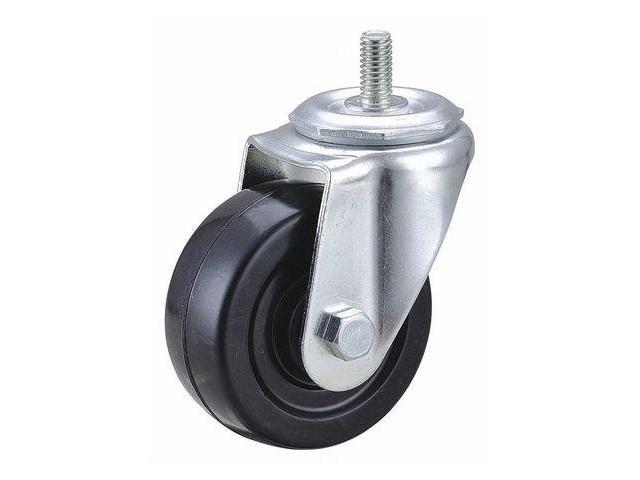 Photos - Other Garden Tools ZORO SELECT 1G010 Swivel Stem Caster, Rubber, 3 in., 175 lb. 42900