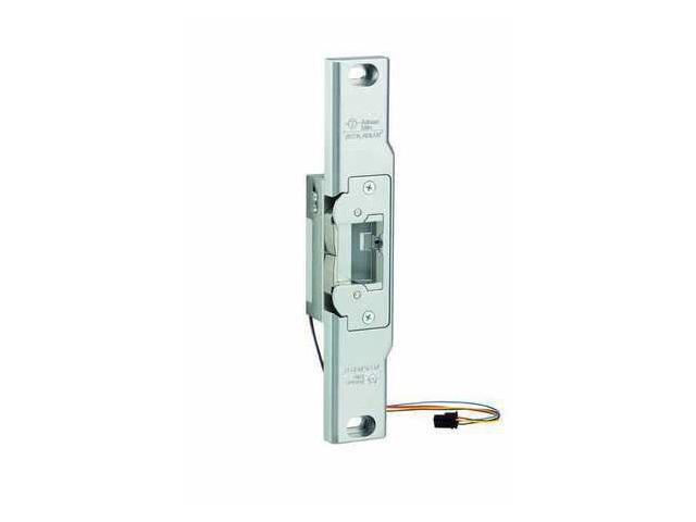 ADAMS RITE 74R2-130 Electric Door Strike, Stainless Steel, Clear Anodized, For