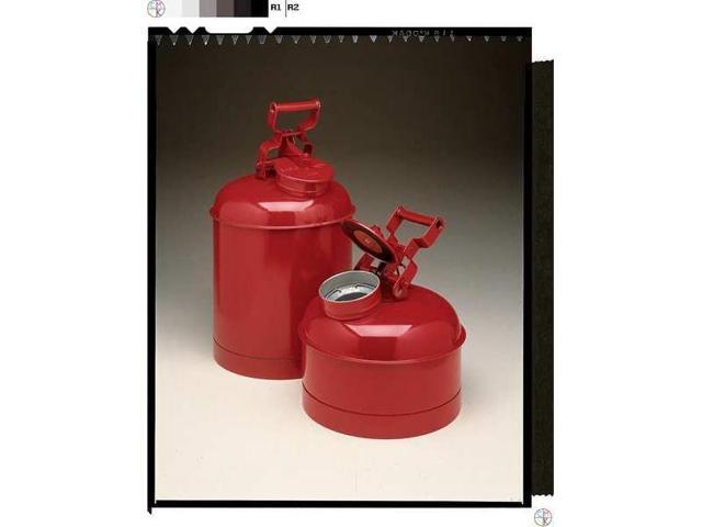 EAGLE MFG 1425 Liquid Disposal Safety Can, Galvanized Steel, 5 gal, Flame