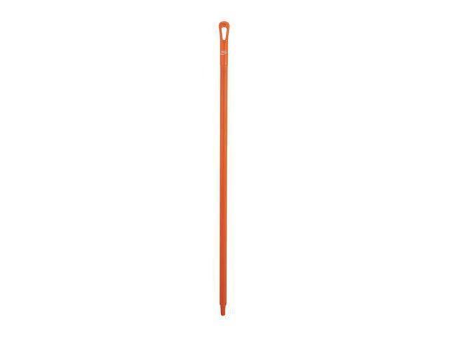 VIKAN 29607 51' Color Coded Handle, 1 1/4 in Dia, Orange, Polypropylene