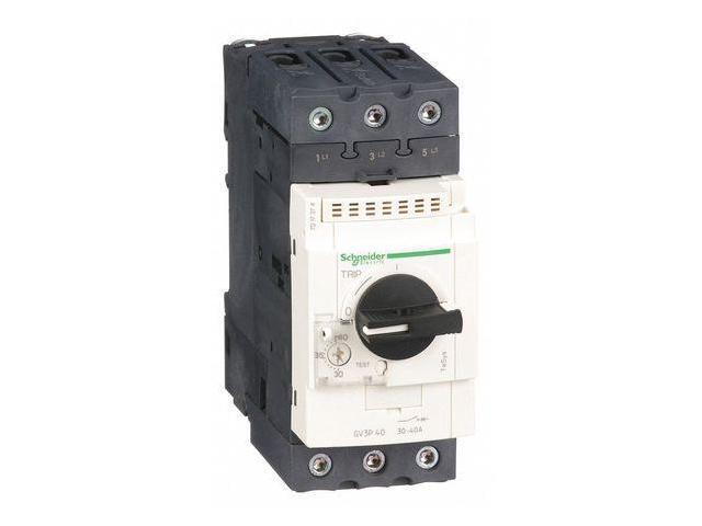 SQUARE D GV3P40 Manual Motor Starter, Not Applicable, 3 P, 3 Phase, Selector