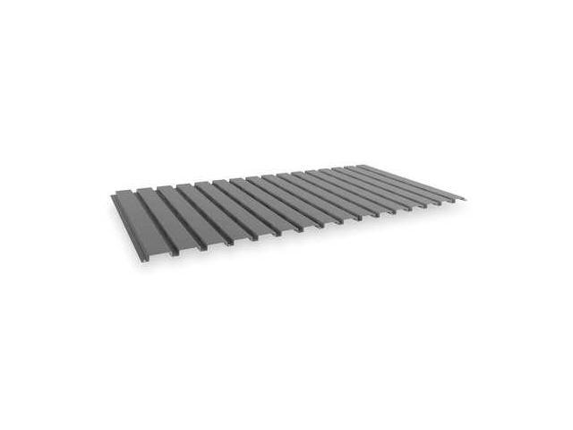 TENNSCO BSD-4824 Decking, Steel, 48 in W, 24 in D, Industrial Gray, Powder