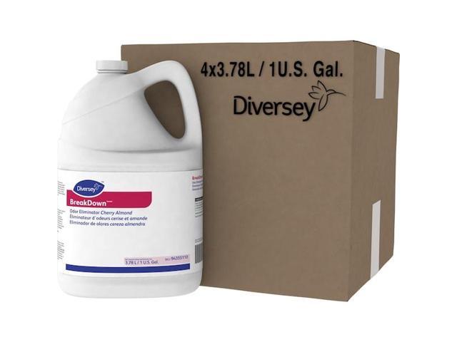 DIVERSEY 94355110 Liquid Deodorizer,Size 1 gal.,Red