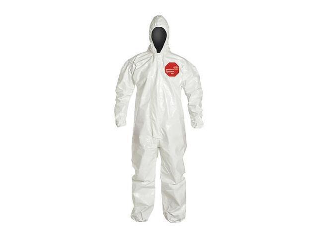 Photos - Other Power Tools DuPont SL127TWH7X000600 Coveralls, 6 PK, White, Tychem(R) 4000, Zipper 