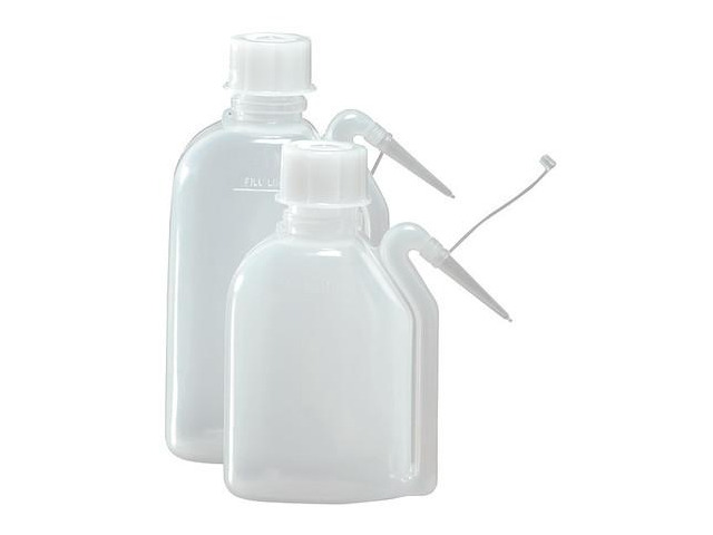 DYNALON 224115 Wash Bottle,Plastic,7 in H,Colorless,PK4