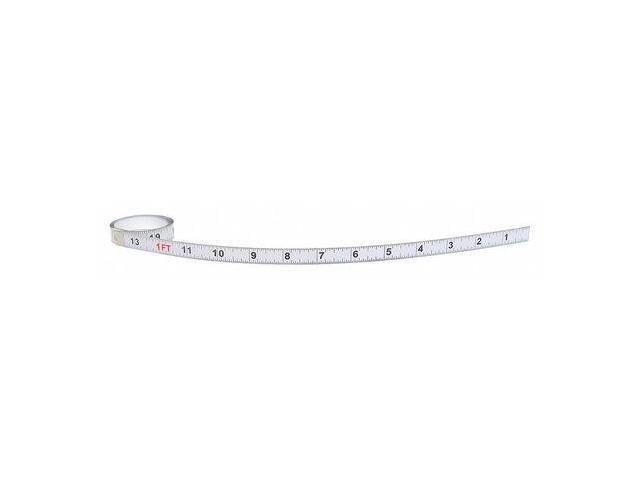 U.S. TAPE 50010 72 in Adhesive Tape Measure, 1/2 in Blade
