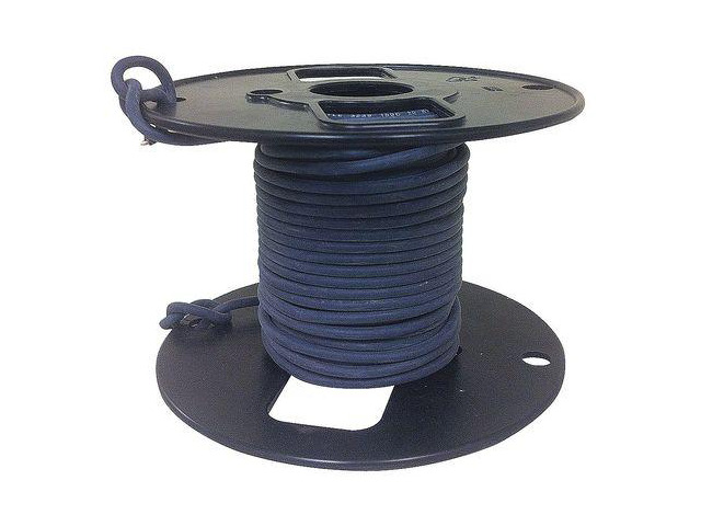 ROWE R800-2522-0-50 HV, High-Voltage Lead Wire, Tinned Copper, 22 AWG, Black,