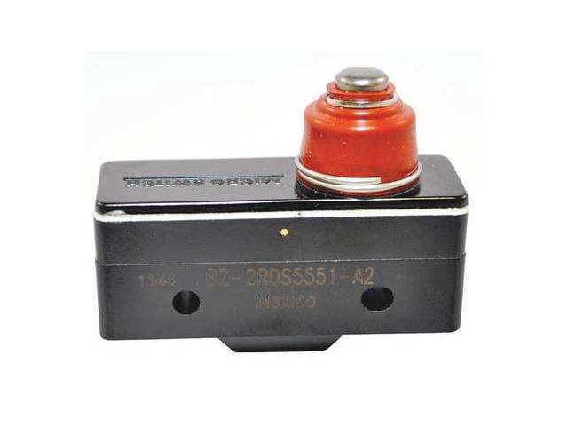 HONEYWELL BZ-2RDS5551-A2 Snap Action Switch, Overtravel Roller, Plunger, Short