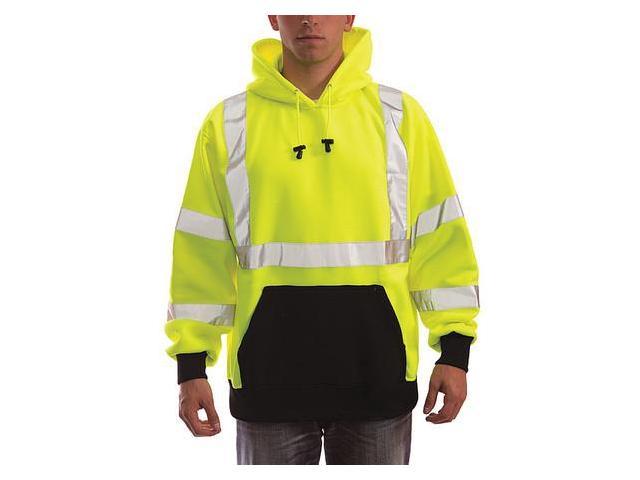 Photos - Other Power Tools TINGLEY S78322 Job Sight Hooded Sweatshirt, Size L, Polyester, ANSI 107