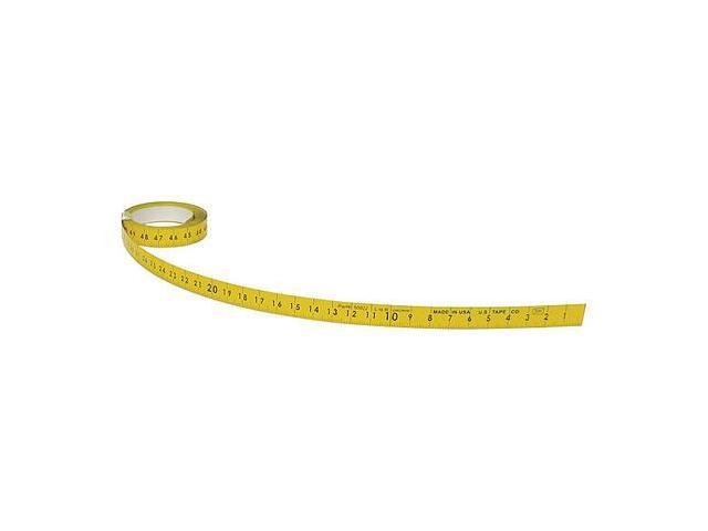 U.S. TAPE 50022 120 in Adhesive Tape Measure, 1/2 in Blade