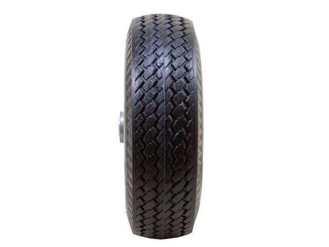 MARASTAR 30030 Flat Free Wheel,Polyurethane,300 lb,Gray