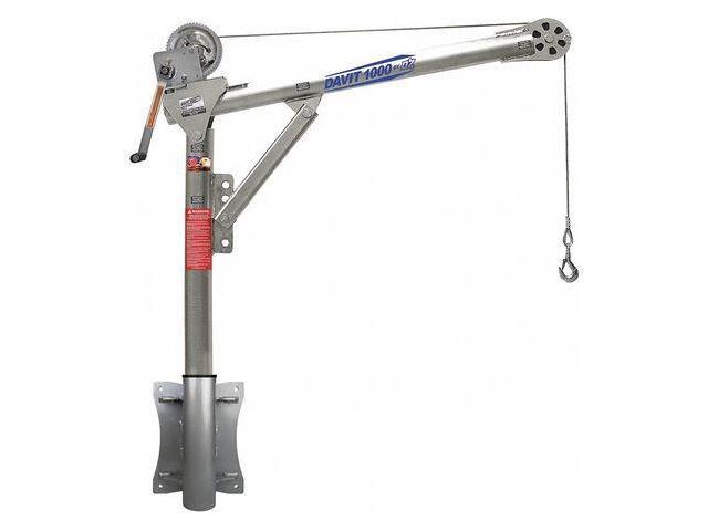 OZ LIFTING PRODUCTS OZ1000DAV-SP12 Davit Crane Kit, 1,000 lb Capacity, 27.5 in