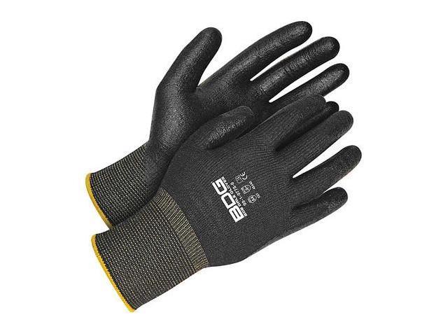 Photos - Other Power Tools BDG 99-1-9778-9 Touch Tech Black 13G Seamless Knit HPPE Cut Resistant, Siz
