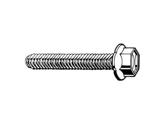 Photos - Other for repair ZORO SELECT M67010.060.0025 Thread Cutting Screw, M6 x 25 mm, Zinc Plated