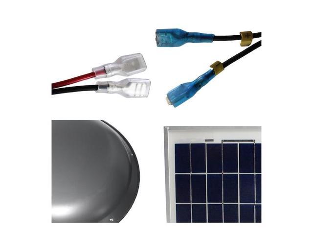 MAXX AIR CXSOLRWGUPS 433 CFM Solar Powered Roof Mount Power Attic Ventilator