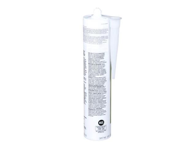 3M 740 UV Polymer Adhesive Sealant, 10 oz, Cartridge, Black, Polymer Base, 740