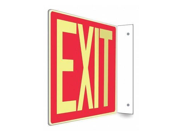 Photos - Chandelier / Lamp CONDOR 480W80 Exit Sign, English, 12' W, 8' H, Plastic, Red 