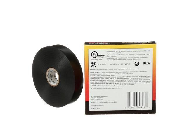 3M 88-Super-3/4x36YD Electrical Tape, 8.5 mil, 3/4'x 108 ft., PK48