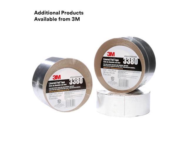 3M 3380 FoilTape,Aluminum,Silver,49ydL,2-3/4inW