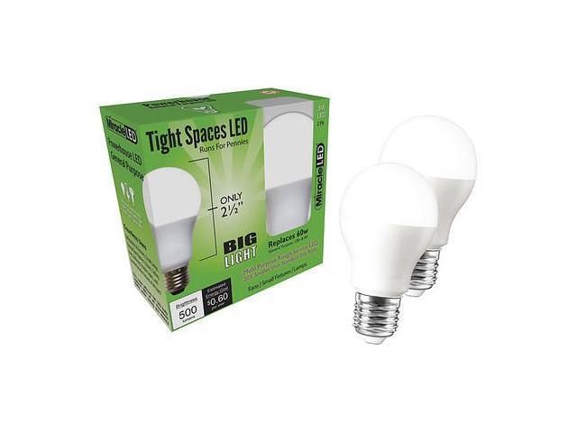 Photos - Chandelier / Lamp MIRACLE LED 602186 Tight Spaces LED Bulb for Small Areas, Cool White Repla