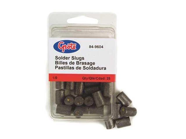 GROTE 84-9600 Solder Pellet with Flux,Gray,PK25